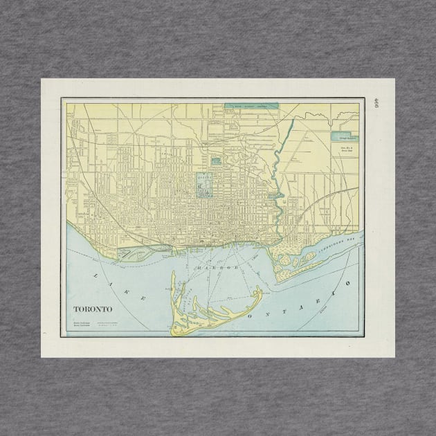 Vintage Map of Toronto (1901) by Bravuramedia